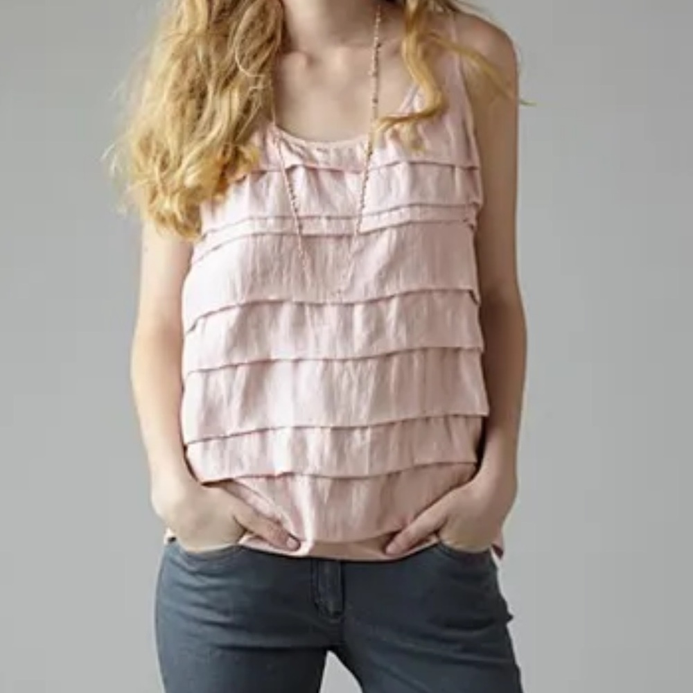 Eileen Fisher Silk Layered Tank